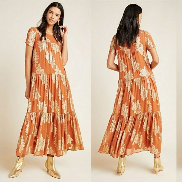 Jocasta tiered maxi dress Clearance